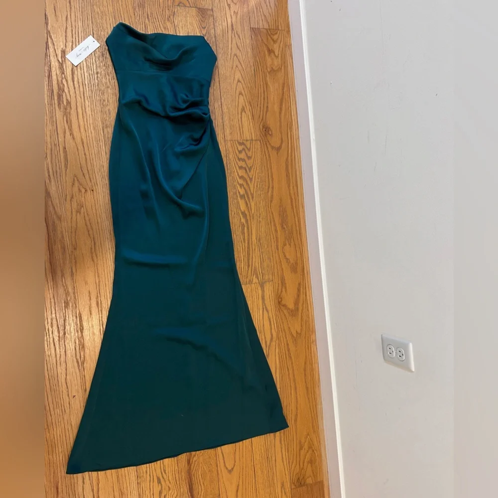 NWT Katie May Taylor Long Gown in Rainforest Green (XS) - Picture 7 of 11